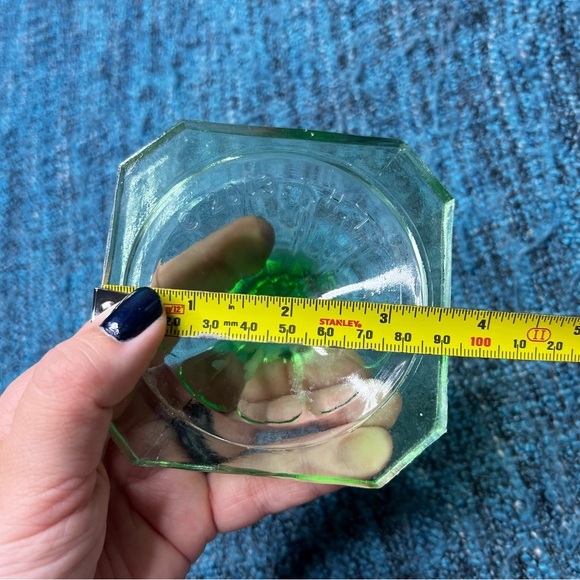 Vintage 2003 THT Green Glass Candlesticks Taper Candle Holders - Picture 6 of 8